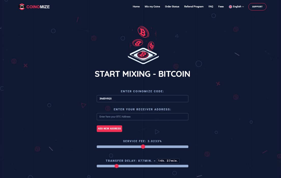 Start mixing your bitcoins with coinomize.icu